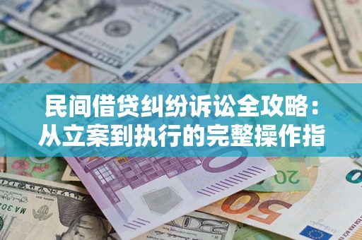北京民间借贷纠纷诉讼全攻略：从立案到执行的完整操作指南