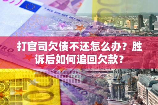 北京打官司欠债不还怎么办？胜诉后如何追回欠款？