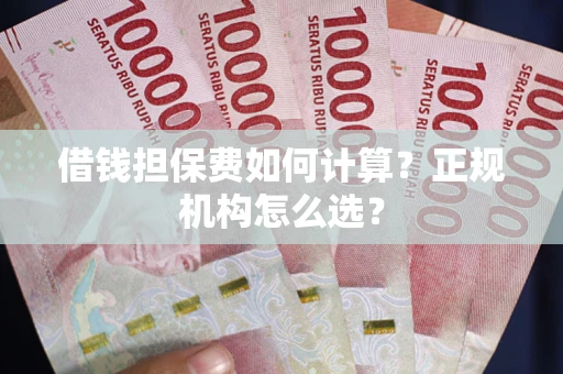 北京借钱担保费如何计算？正规机构怎么选？
