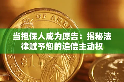 北京当担保人成为原告：揭秘法律赋予您的追偿主动权